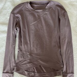 Lululemon Athletica Purple Asymmetrical Hoodie